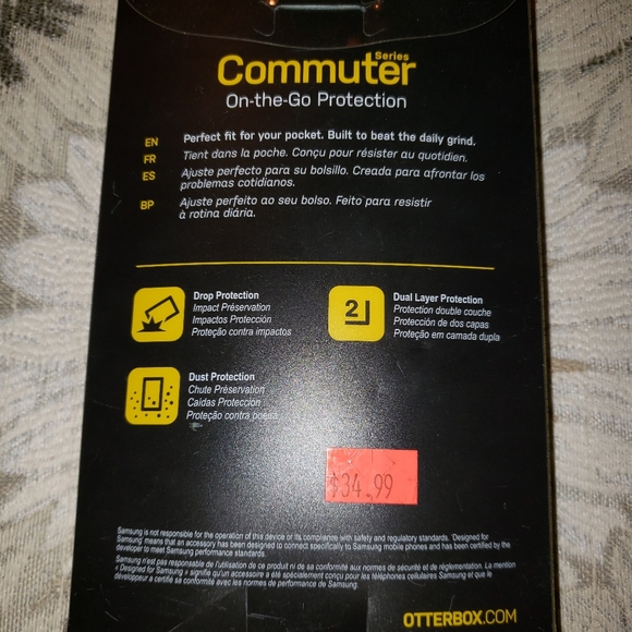 Otterbox Commuter Series Case for Samsung Galaxy S7 Edge - Bahama Blue - Picture 9 of 9